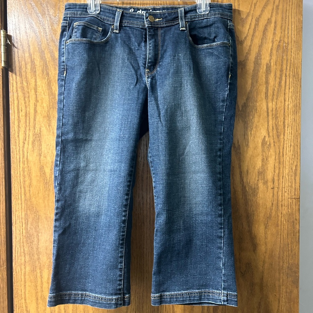 Denizen denim capris.  Size 14.